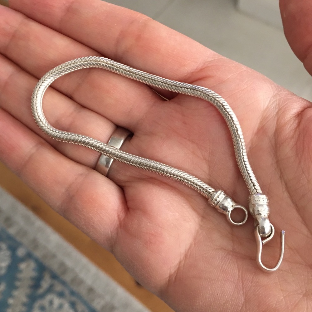 Artisan Made Solid Sterling Silver Bracelet - image 1